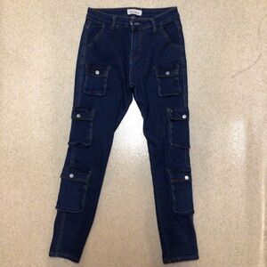 Red Balloons Dark Blue Jeans